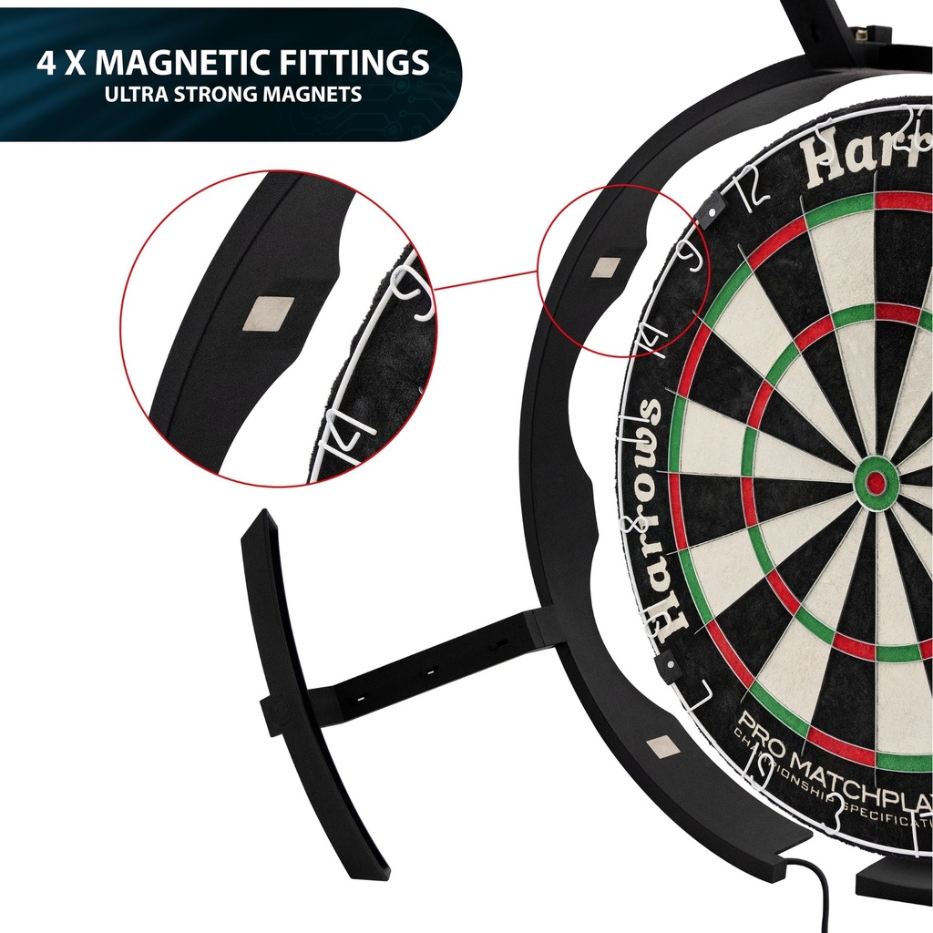 Harrows Trilight Ultra Bright LED Dartboard Lighting System Reydon